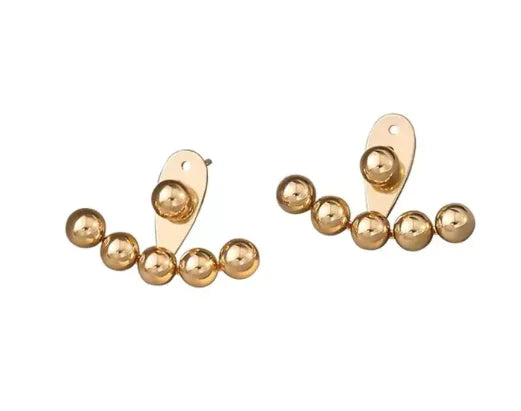 Niche Design Copper Earrings