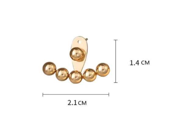 Niche Design Copper Earrings
