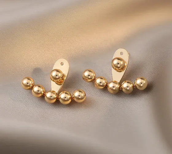 Niche Design Copper Earrings