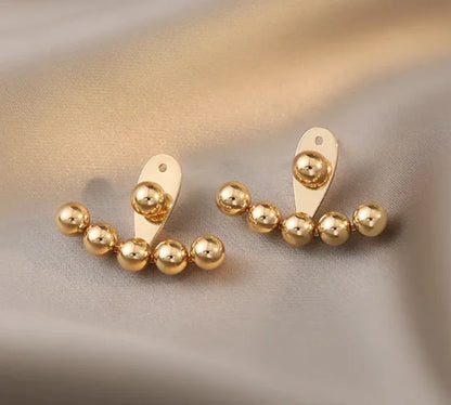 Niche Design Copper Earrings