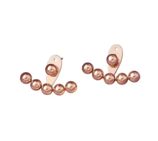 Niche Design Copper Earrings